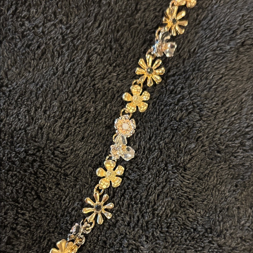 Loft Mixed Metal Sparkly Necklace